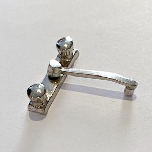 Kran blandare rörlig silver