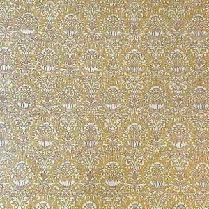 Tapet medaljong ockra gul guld