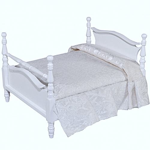 Dubbelsäng säng vit french style