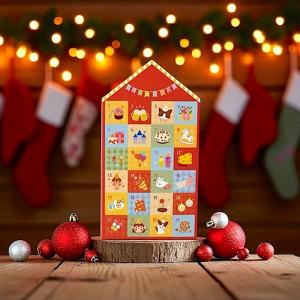 Adventskalender med miniatyrer fr Dockbutiken