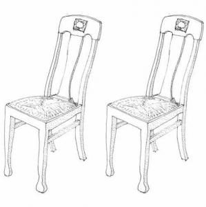 Äppelstolar 2 st byggsats