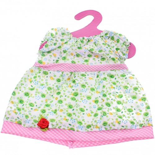 Dockkläder klänning Baby Rose green docka 45 cm