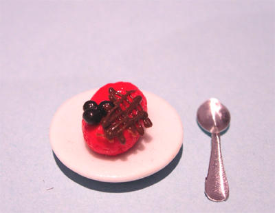 Bakelse Jordgubb blåbär bakverk dessert