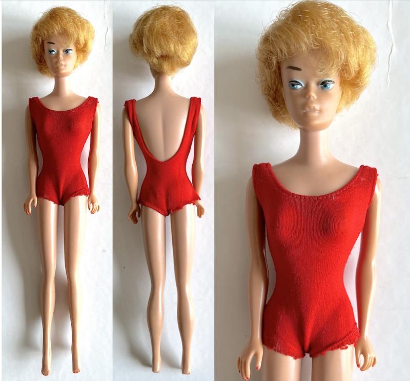 #850 Barbie bubble cut transition blond fr 1964-65 (5)