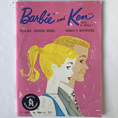 Barbie and Ken booklet fr 1961 b rosa