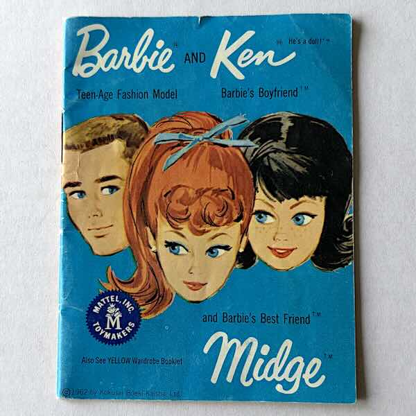Barbie Booklet Barbie and Ken blå, 1962, (b)