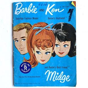 Barbie Booklet blå fr 1962
