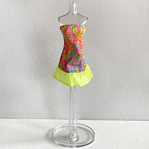 Klänning sommarklänning rosa gul