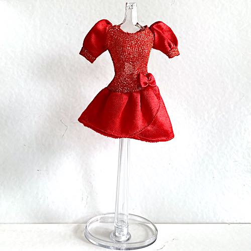 Barbie klänning röd