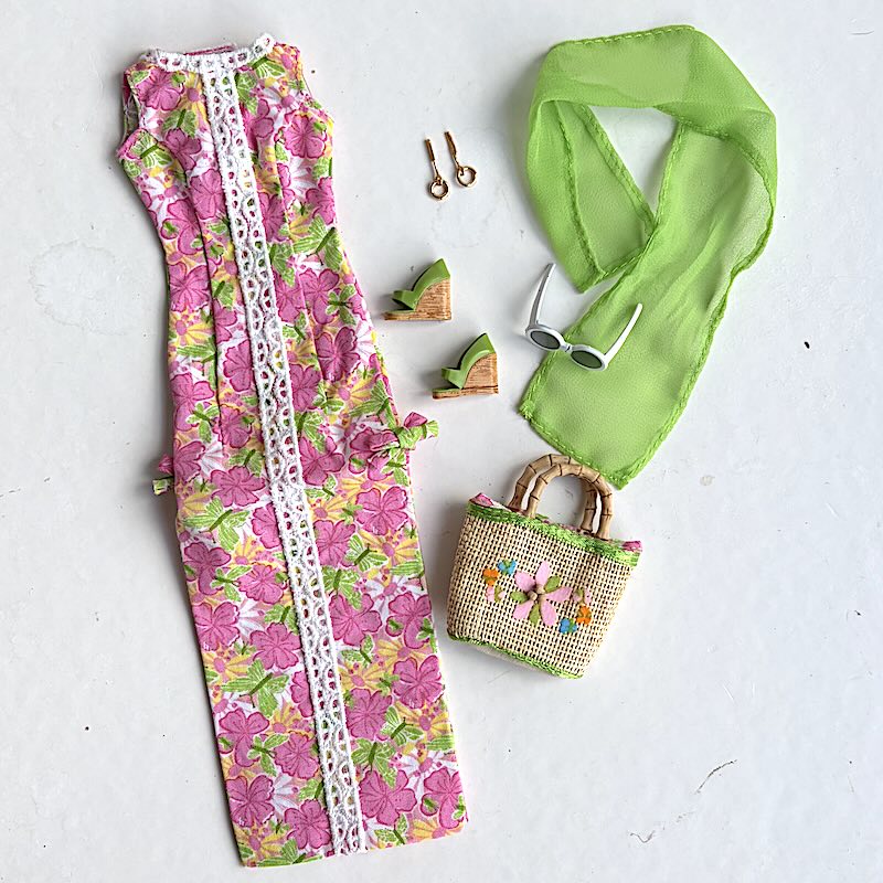 Barbie Lilly Pulitzer Barbie Collector kläder fr 2005