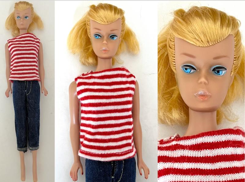 Barbie #850 Barbie Ponytail Swirl lemon fr 1964-65 (b)