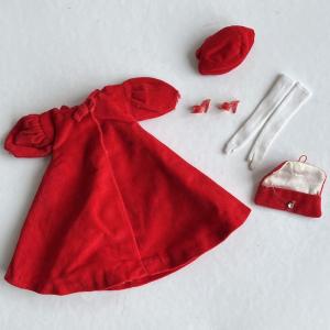 Barbie #939 Red Flare fr 1962-65 vintage, komplett (1)