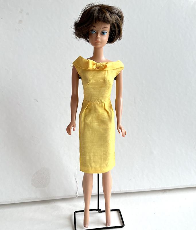 Barbie Fashion Pak Silk Sheath yellow fr 1962-63