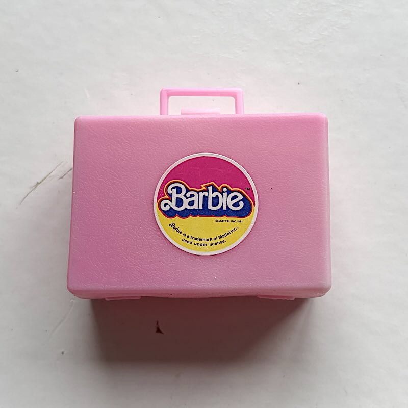Barbies resväska 1978-1981, stämplad Made in Hong Kong