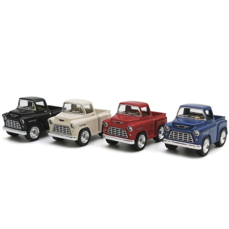 Bil pick-up truck olika färger, pullback funktion