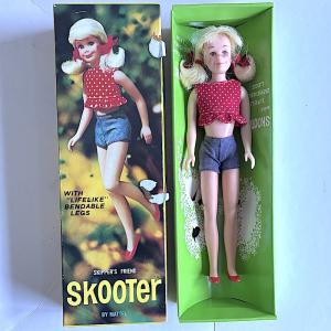 #1120 Skooter blond (BL) Bend Legs  (1966-67) + original box