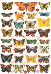 Bokmärken fjärilar 3