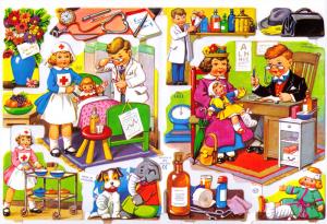 Bokmärken Barn Leka doktor