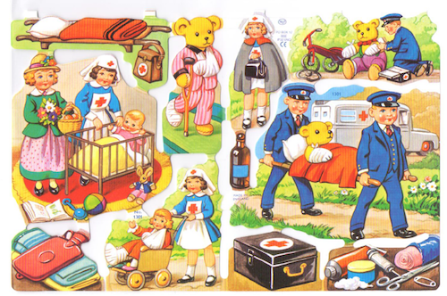 Bokmärken Barn nalle-sjukhus 101