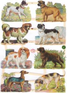 Bokmärken hundar retro4