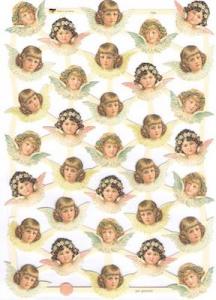 Bokmärken änglar retro11