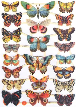 Bokmärken fjärilar 3