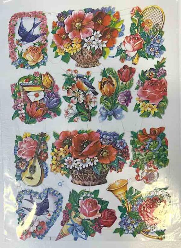 Bokmärken blommor svala (g)