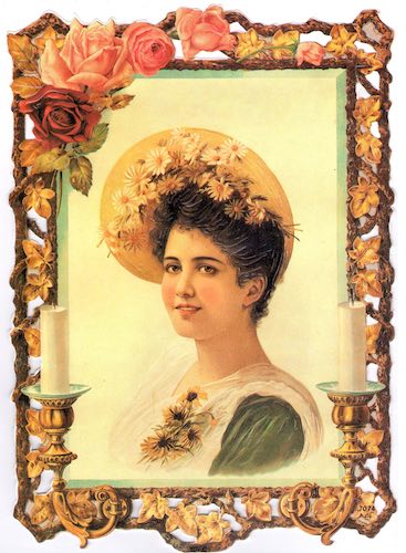 Bokmärken dam vintage2