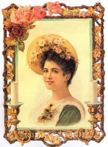 Bokmärken dam vintage2