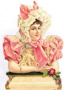 Bokmärken dam vintage