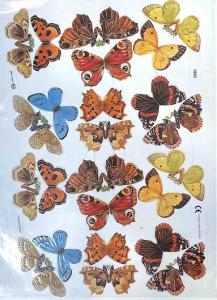 Bokmärken Fjärilar (a)