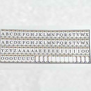 Fasad bokstäver husnummer