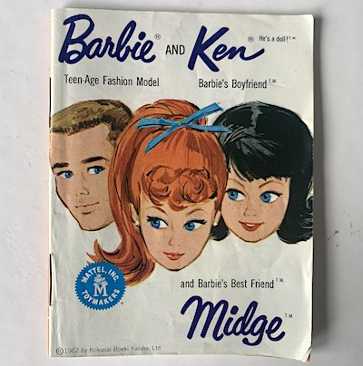Barbie & Ken booklet fr 1962 a vit