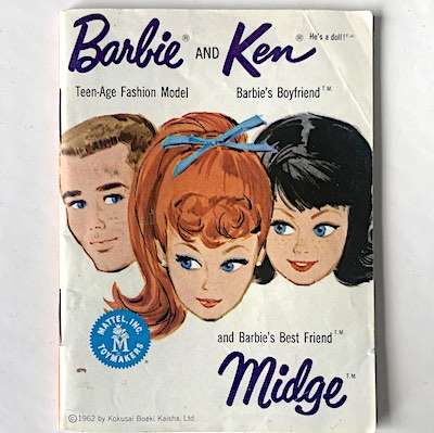 Barbie & Ken booklet fr 1962 b vit
