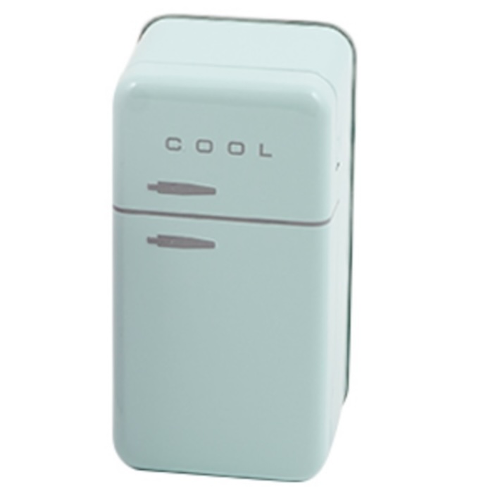 Retro Cooler kylskåp (burk) ljusgrön S