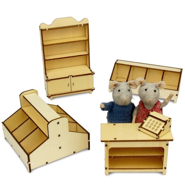 Mus BUTIK från “Sam och Julia” på SVT