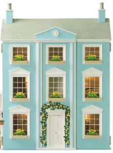 The Classical Dollhouse kit omålat