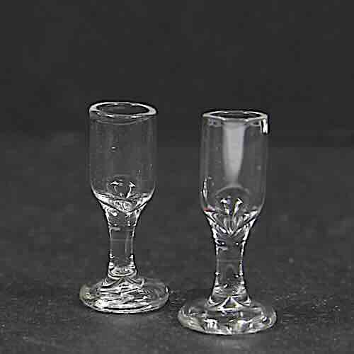 2 st glas vinglas