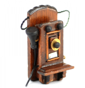 Telefon väggtelefon gammeldags