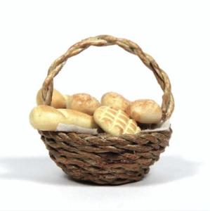 Brödkorg korg med bröd