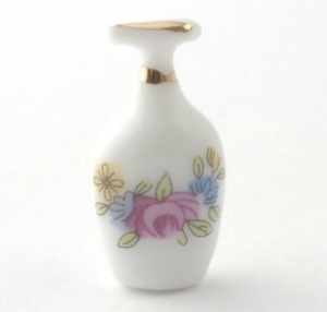 Tvål- el parfymflaska porslin