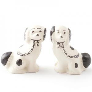 staffordshire par vit svart