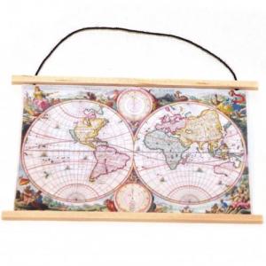 Världskarta gammeldags