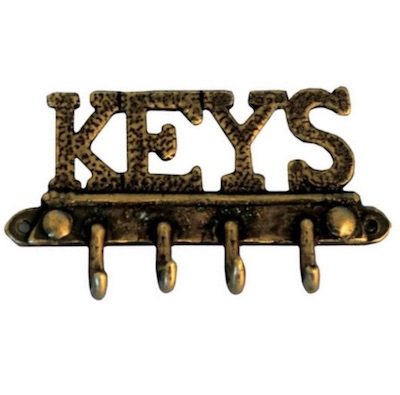Nyckelhållare krokar miniatyr keys