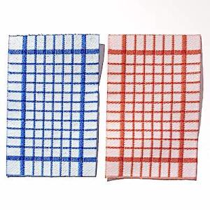 Kökshanddukar röd o blå