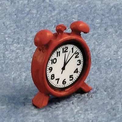 Klocka väckarklocka röd