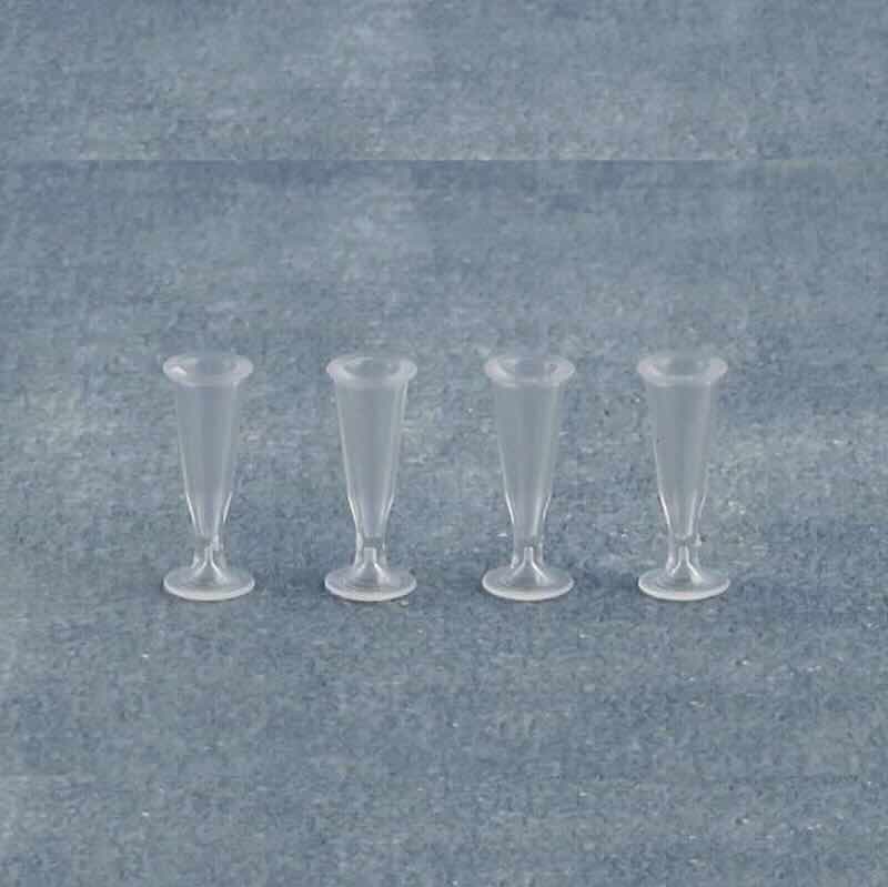 4 st glas champagneglas