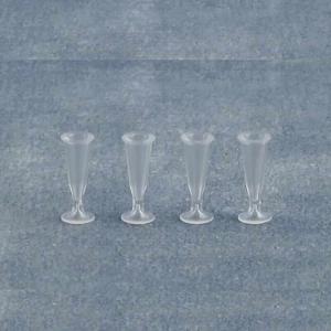 4 st glas champagneglas