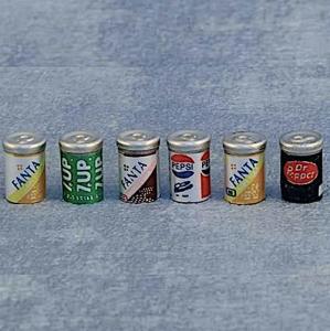 6 st läskburkar burkar m läsk