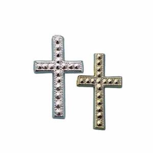 2 st Krucifix guld silver